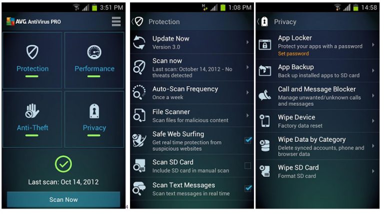 Avg antivirus for android review
